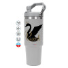 GREY color, 890ml (30oz) stainless Steel Tumbler with Handle