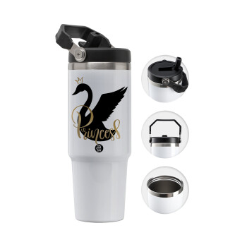 Swan Princess, Θερμός Ανοξείδωτο 30oz με χερούλι