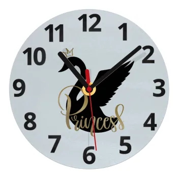 Swan Princess, Ρολόι τοίχου γυάλινο (20cm)
