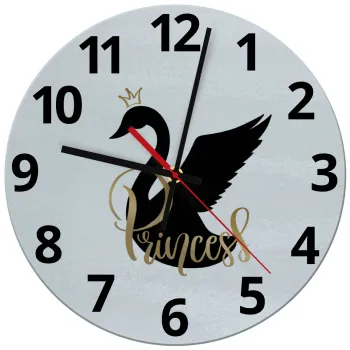 Swan Princess, Ρολόι τοίχου γυάλινο (30cm)