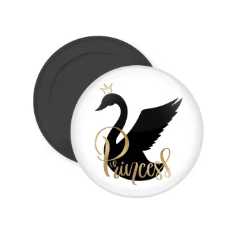 Swan Princess, Μαγνητάκι ψυγείου στρογγυλό διάστασης 5cm