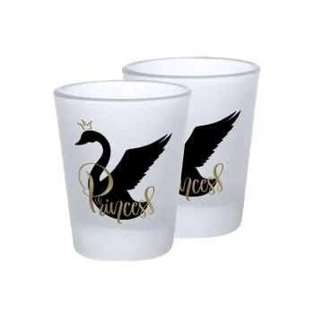 Swan Princess, Σφηνοπότηρα γυάλινα 45ml του πάγου (2 τεμάχια)