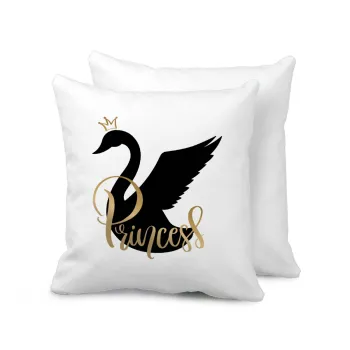 Swan Princess, Sofa cushion 40x40cm includes filling