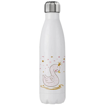 Crowned swan, Stainless steel, double-walled, 750ml