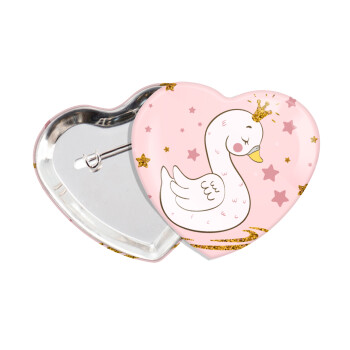 Κύκνος με στέμα, Κονκάρδα παραμάνα καρδιά (57x52mm)