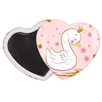 Κύκνος με στέμα, Μαγνητάκι καρδιά (57x52mm)