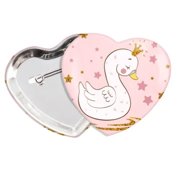 Κύκνος με στέμα, Κονκάρδα παραμάνα καρδιά (57x52mm)