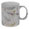 Mug ceramic marble style, 330ml