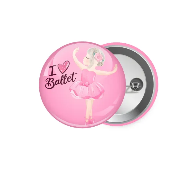 I Love Ballet — (5.9cm)