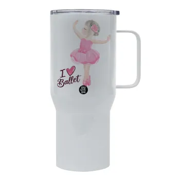 I Love Ballet, Tumbler με καπάκι, διπλού τοιχώματος (θερμό) 750L