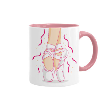 Πουεντ, Mug colored pink, ceramic, 330ml