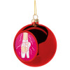 Christmas tree ball Red 8cm