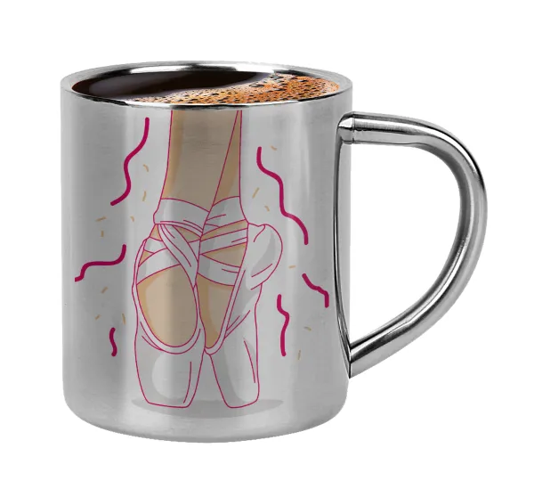 Πουεντ — Double-wall metal cup for espresso (220ml)