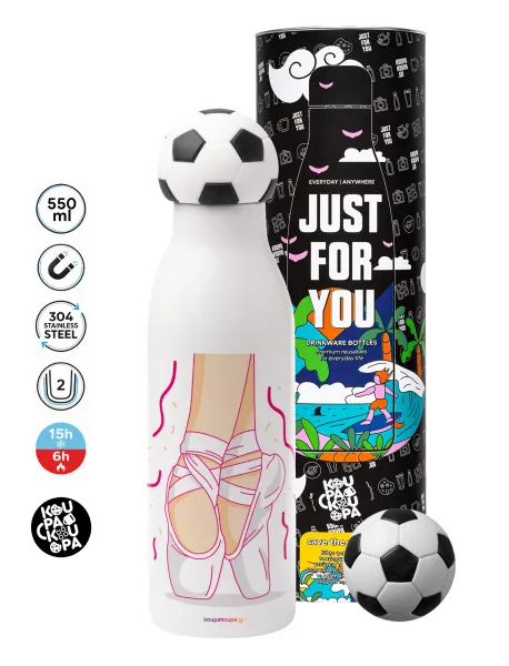 Πουεντ — Soccer Metal mug thermos, double wall, 550ml