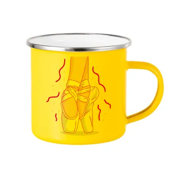 Πουεντ, Κούπα Μεταλλική εμαγιέ Κίτρινη 360ml