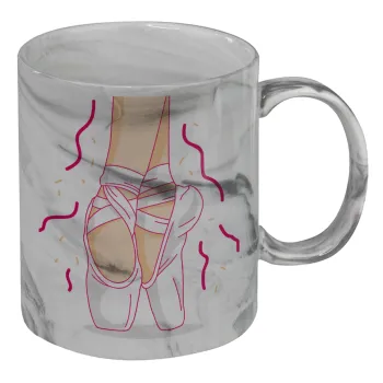 Πουεντ, Κούπα κεραμική, marble style (μάρμαρο), 330ml