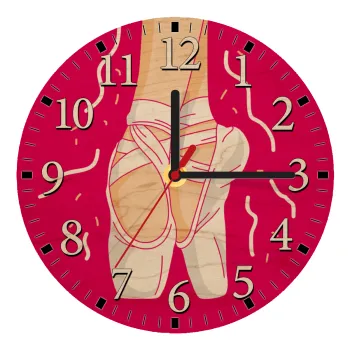 Πουεντ, Ρολόι τοίχου ξύλινο plywood (20cm)