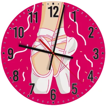 Πουεντ, Ρολόι τοίχου ξύλινο (30cm)