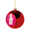 Christmas tree ball Red 8cm