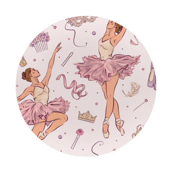 Ballet Dancer, Mousepad Round 20cm