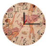 Ρολόι τοίχου ξύλινο plywood (20cm)