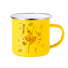 Yellow Enamel Metallic Cup 360ml