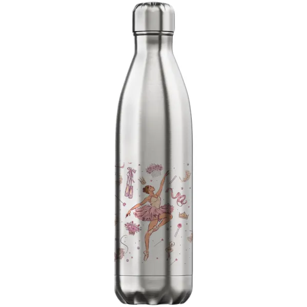 Ballet Dancer — Inox (Stainless steel) hot metal mug, double wall, 750ml