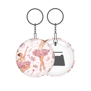 Μπαλαρίνα, Μπρελόκ μεταλλικό 5cm με ανοιχτήρι