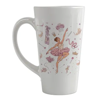 Ballet Dancer, Κούπα κωνική Latte Μεγάλη, κεραμική, 450ml