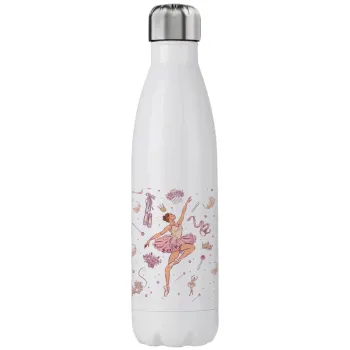 Μπαλαρίνα, Μεταλλικό παγούρι θερμός (Stainless steel), διπλού τοιχώματος, 750ml