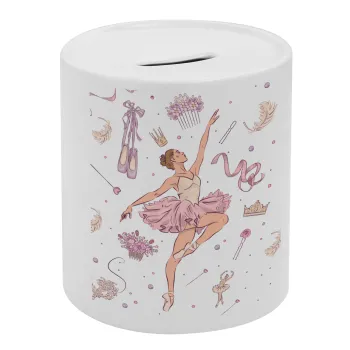 Μπαλαρίνα, Κουμπαράς πορσελάνης με τάπα