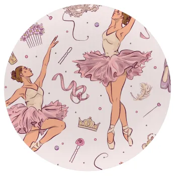 Μπαλαρίνα, Mousepad Στρογγυλό 20cm