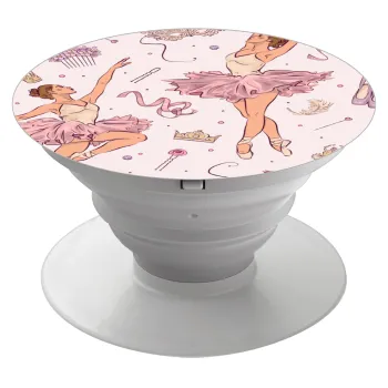 Μπαλαρίνα, Phone Holders Stand  Λευκό Βάση Στήριξης Κινητού στο Χέρι