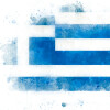 Ελληνική σημαία watercolor
