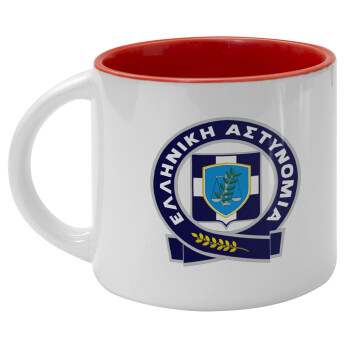 Ελληνική Αστυνομία, Κούπα κεραμική 400ml Λευκή/Κόκκινη