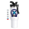 Mega Stainless steel Tumbler with lid, double wall 1,2L