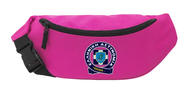 Ελληνική Αστυνομία — Unisex waist bag (banana) in PINK color with 2 pockets