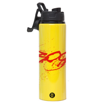 Οι 300 της Σπάρτης, Metallic water bottle with safety lid, 850ml aluminum