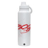 1L Stainless Steel Thermal Bottle with Phone Holder & Double Wall Insulation