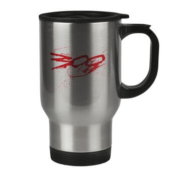 Οι 300 της Σπάρτης, Stainless steel travel mug with lid, double wall 450ml