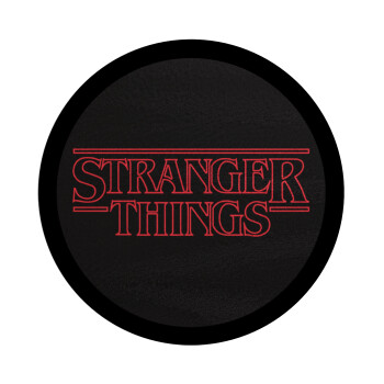 Stranger Things Logo, Επιφάνεια κοπής γυάλινη στρογγυλή (30cm)