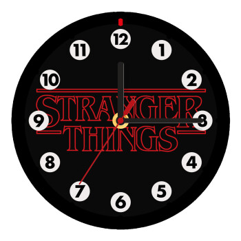 Stranger Things Logo, Wooden wall clock (20cm)