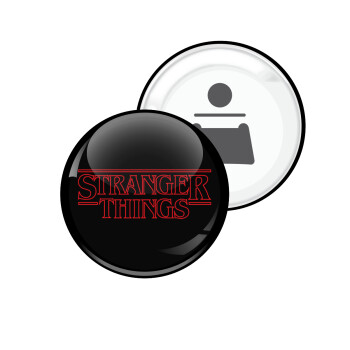 Stranger Things Logo, Μαγνητάκι και ανοιχτήρι μπύρας στρογγυλό διάστασης 5,9cm