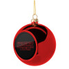 Christmas tree ball Red 8cm