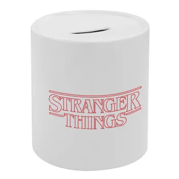 Stranger Things Logo, Κουμπαράς πορσελάνης με τάπα
