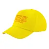 Child's Baseball Cap, 100% Cotton Twill, Yellow (COTTON, CHILD, UNISEX, ONE SIZE)