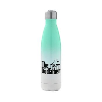 The Godfather, Metal mug thermos Green/White (Stainless steel), double wall, 500ml