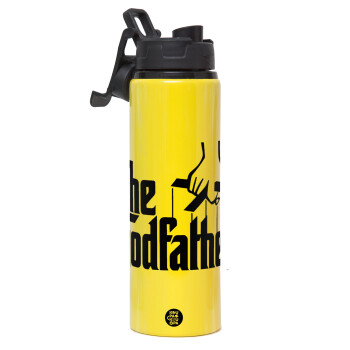 The Godfather, Metallic water bottle with safety lid, 850ml aluminum