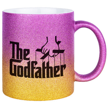 The Godfather, Κούπα Χρυσή/Ροζ Glitter, κεραμική, 330ml