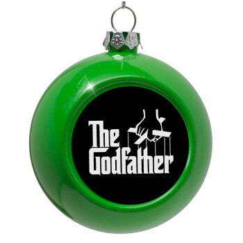 The Godfather, Green Christmas tree ornament bauble 8cm